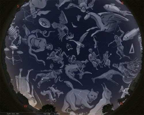 Xem chòm sao với Stellarium