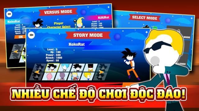 Game có nhiều chế độ chơi cho bạn trải nghiệm