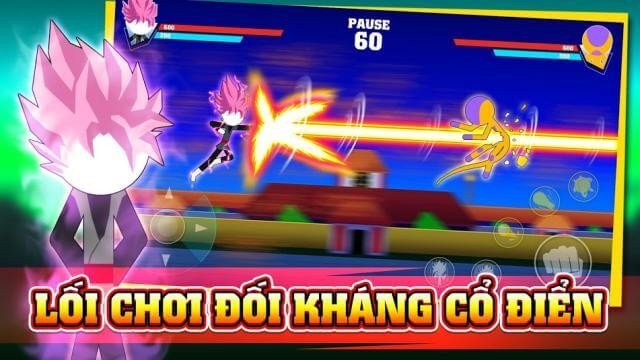 Chiến đấu đối kháng cổ điển cùng các anh hùng 7 viên ngọc rồng