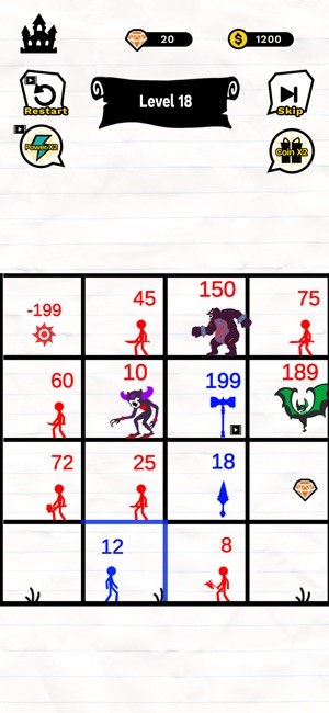 Stick Battle Mighty Tower War cho bạn tham gia trận chiến phòng thủ bất tận1*446197