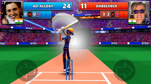 Thể hiện các kỹ năng đánh bóng của bạn trong game Stick Cricket Live