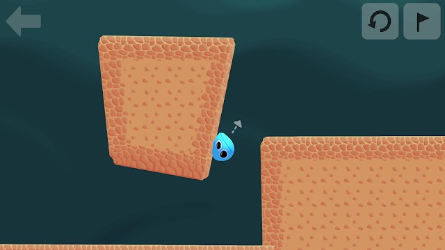 Điều khiển một quả bóng màu xanh có thể dính vào mọi thứ trong game Stick With It