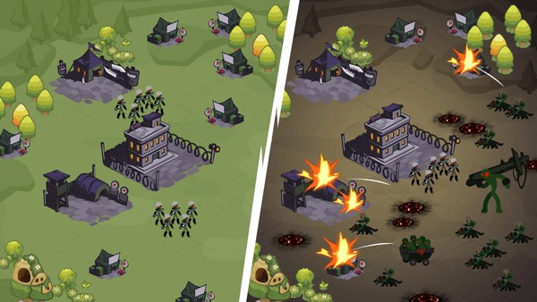 Hệ thống Tháp phòng thủ và đội quân hỗ trợ được xây dựng tỉ mỉ, chi tiết