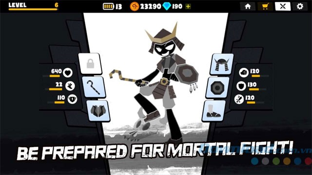 Nâng cấp nhân vật tùy ý