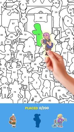 Sticker Book cho bạn hoàn thành bức tranh bằng cách dán nhãn dán