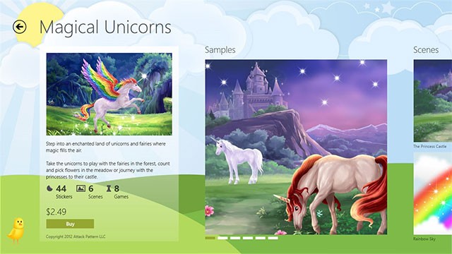 Mua thêm gói sticker tuyệt đẹp trong Sticker Tales