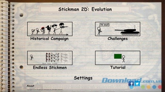 Nhiều thử thách bất ngờ đang chờ bạn khám phá trên Stickman 2D: Evolution