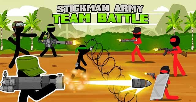 Lãnh đạo một đội quân người que và tiêu diệt mọi kẻ thù trong Stickman Army: Team Battle