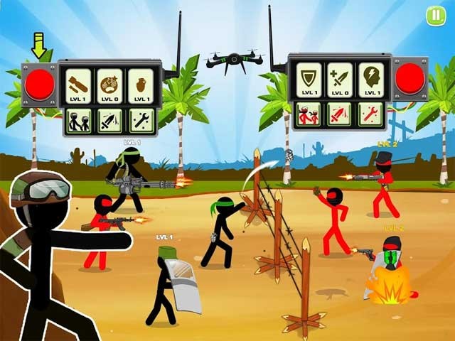 Vạch ra chiến thuật thật khôn ngoan để đánh bại kẻ thù trong Stickman Army: Team Battle
