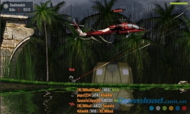 Chiến đấu trong các trận chiến kịch tính, gay cấn