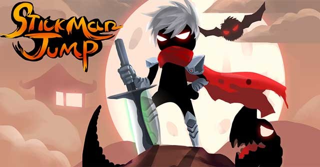 Tham gia vào cuộc hành trình báo thù cùng Ninja người que trong game Stickman Jump cho Android