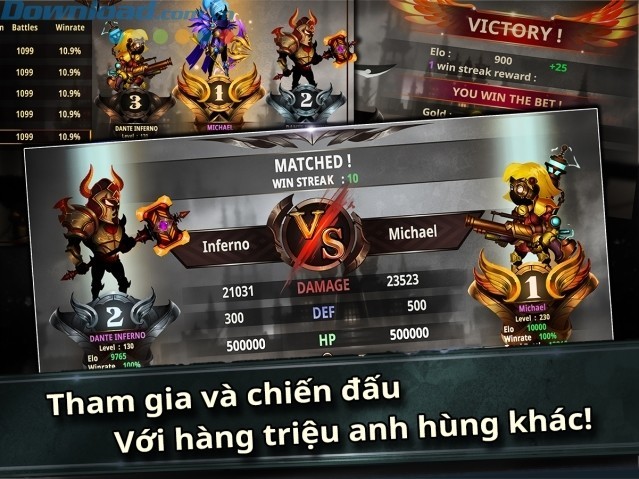 Chiến đấu cùng hàng triệu anh hùng khác