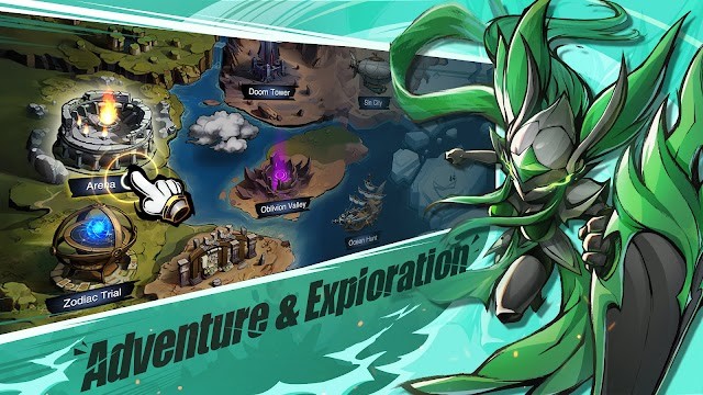 Phiêu lưu và khám phá nhiều khu vực khác nhau