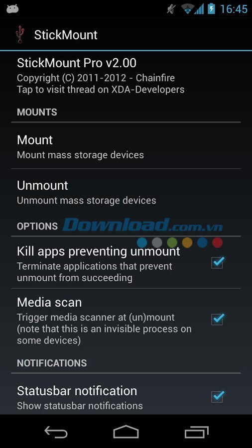 StickMount for Android