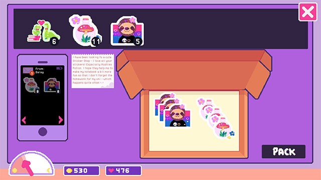 Thiết kế sticker, thêm hiệu ứng và đóng gói để trao tận tay khách hàng