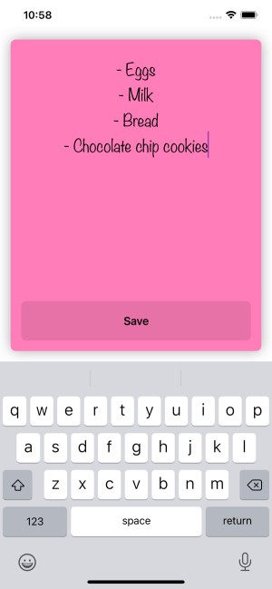 Chọn màu của giấy note