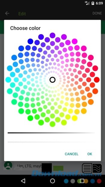 Lựa chọn màu sắc theo sở thích