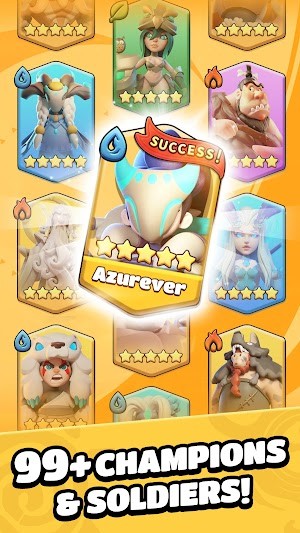 Stone Heroes Squad Saga có hơn 99 anh hùng và lính cho bạn thu thập