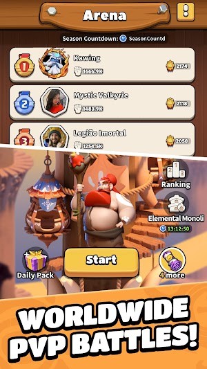 Các trận chiến PvP toàn cầu