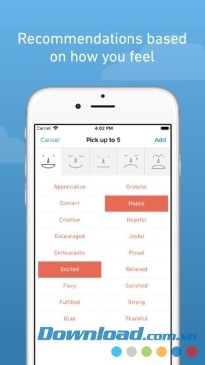 Đề xuất bài tập dựa trên cảm xúc của bạn