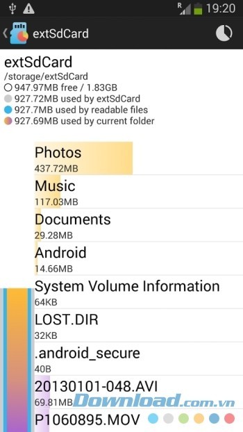 Tìm ra các file chiếm nhiều dung lượng nhất