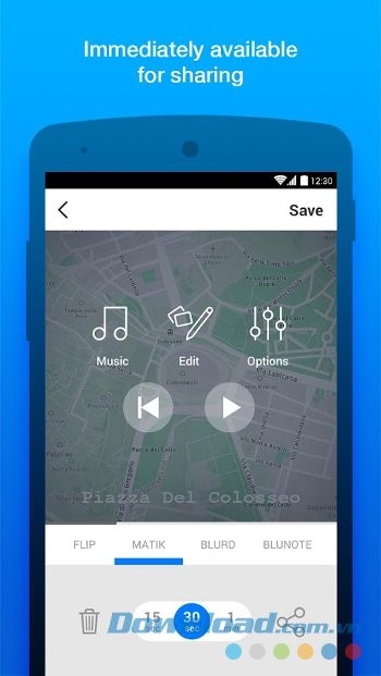Lựa chọn các hiệu ứng đặc biệt