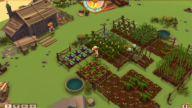 Làm ruộng để thu hoạch hoa màu, thức ăn phục vụ cho cuộc sống