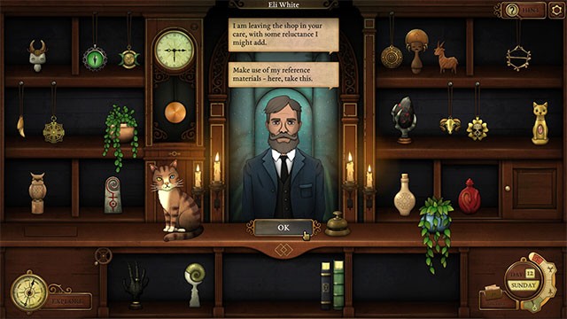 Quản lý cửa hàng đồ cổ huyền bí trong game mô phỏng phiêu lưu Strange Antiquities