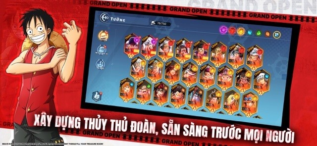 Tập hợp đồng đội và xây dựng một hạm đội hải tặc mạnh mẽ trong game Quyết Chiến Mũ Rơm