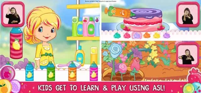 Khám phá Strawberryland với sự trợ giúp của các video ASL
