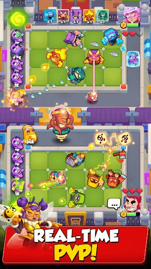 Street Brawlers cho bạn tham gia vào các trận chiến phòng thủ PvP thời gian thực