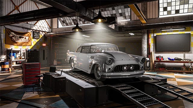 Thoải mái nâng cấp xe đua và gara trong khi chơi Street Outlaws II