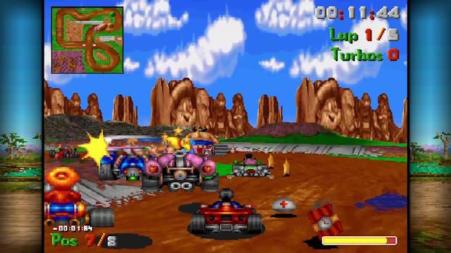 Street Racer Collection là bộ sưu tập game đua xe kart thập niên 90