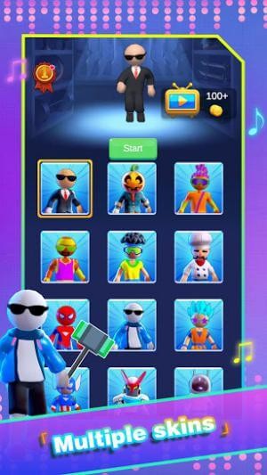 Skin nhân vật đa dạng