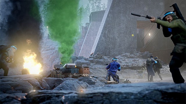 Kề vai sát cánh cùng đồng đội để ghi điểm và phát tín hiệu radio kịp thời