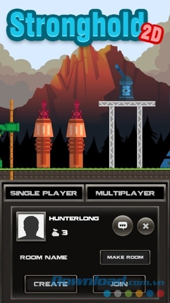 Hai chế độ chơi đơn và nhiều người chơi