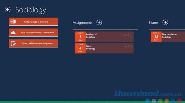 Thông tin chi tiết về môn học