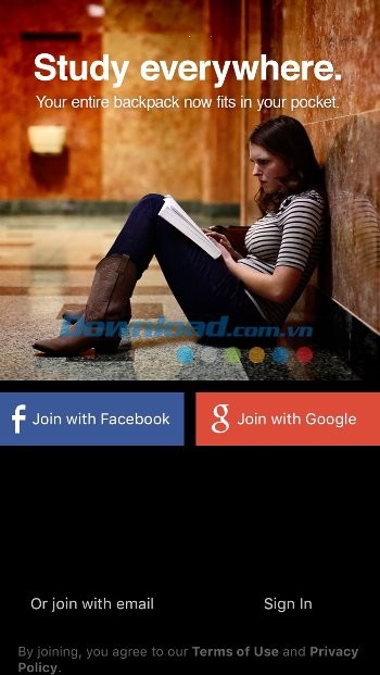 Đăng ký tài khoản StudyBlue