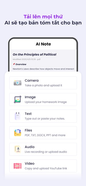 AI tạo bản tóm tắt