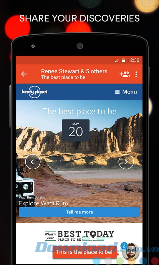 Chia sẻ khám phá với bạn bè