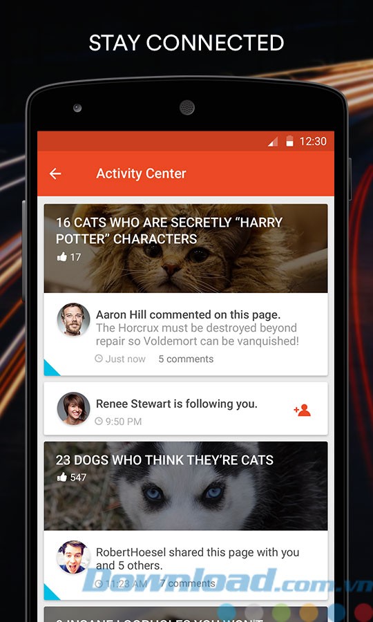 Kết nối với bạn bè trên StumbleUpon