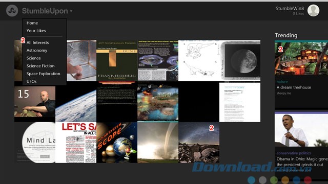 Mạng xã hội cải tiến StumbleUpon
