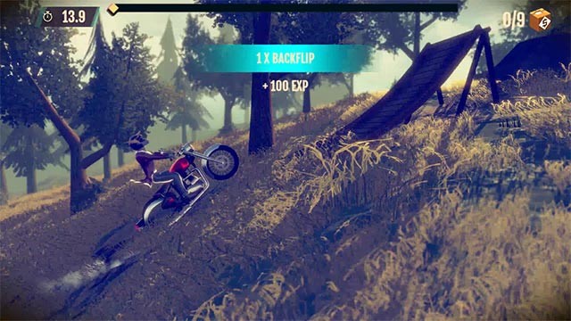 Kiếm điểm XP để mở khóa xe đua và nâng cấp mới trong Stunt Bike Extreme game