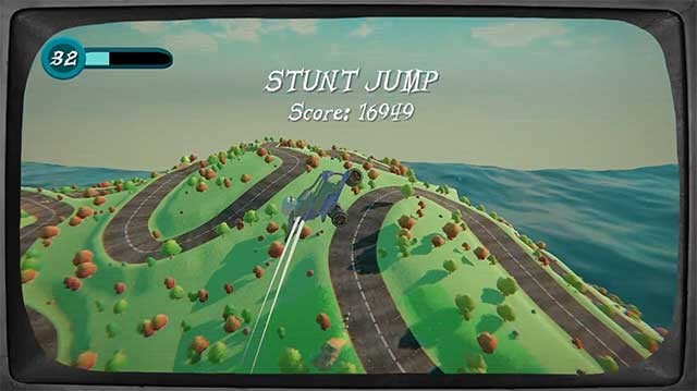 Thực hiện các pha điều khiển nguy hiểm trên xe điện và khám phá đảo