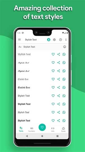 Nhiều kiểu chữ độc đáo