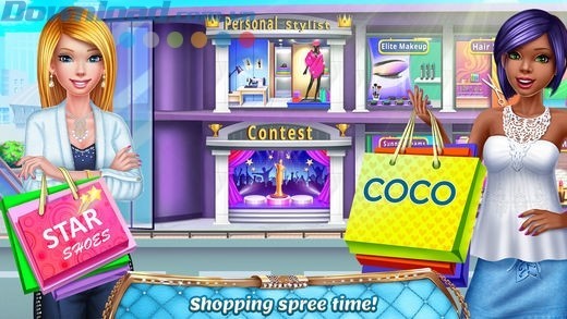 Đi mua sắm để chọn các trang phục và phụ kiện thời trang đẹp nhất