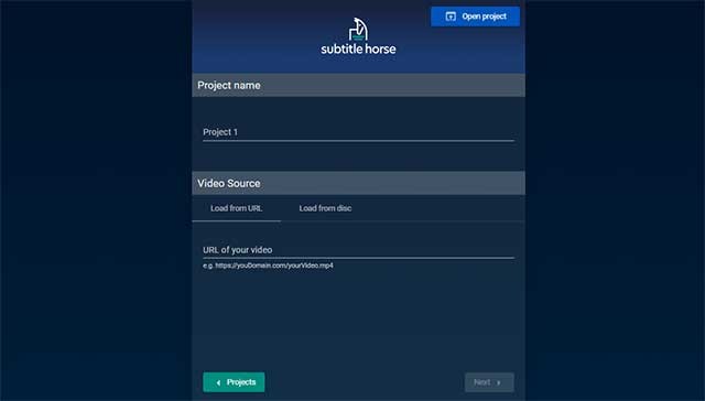 Xuất phụ đề dưới dạng tệp văn bản ở các định dạng được hỗ trợ (SRT, TimedText,...)