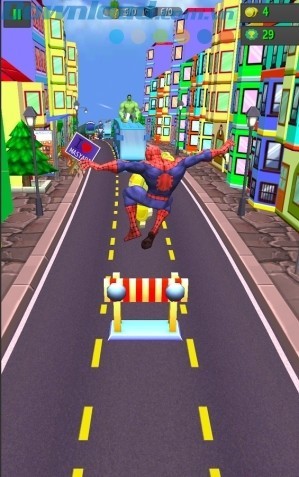 Game người nhện chạy bấn tận thú vị