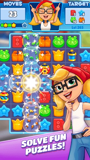 Subway Surfers Match có các câu đố match-3 vui nhộn mà bạn cần giải quyết