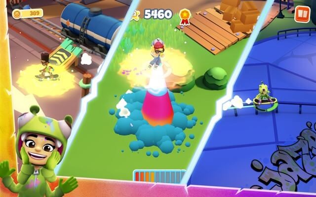 Chơi ở nhiều địa điểm, môi trường khác nhau